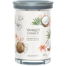 Yankee Candle Coconut Beach Signature Tumbler Candle ( kokosová pláž ) - Vonná svíčka, 567.0g