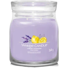 Yankee Candle Lemon Lavender Signature Candle ( citron s levandulí ) - Vonná svíčka, 567.0g