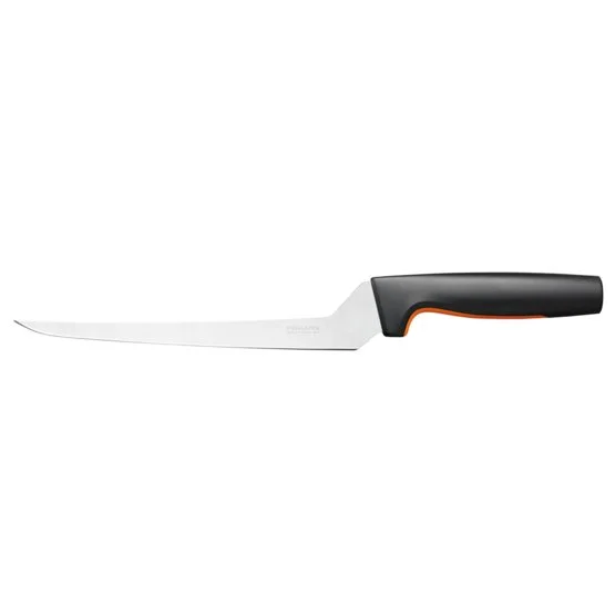 Fiskars FF filė peilis 1057540 Filė peilis, juodas/oranžinis, 1 vnt., Neplaunamas indaplovėje, 21,6 cm
