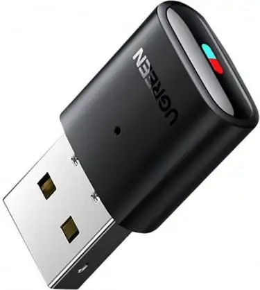UGREEN USB "Bluetooth 5.0", skirtas kompiuteriui / PS / perjungikliui (juodas)