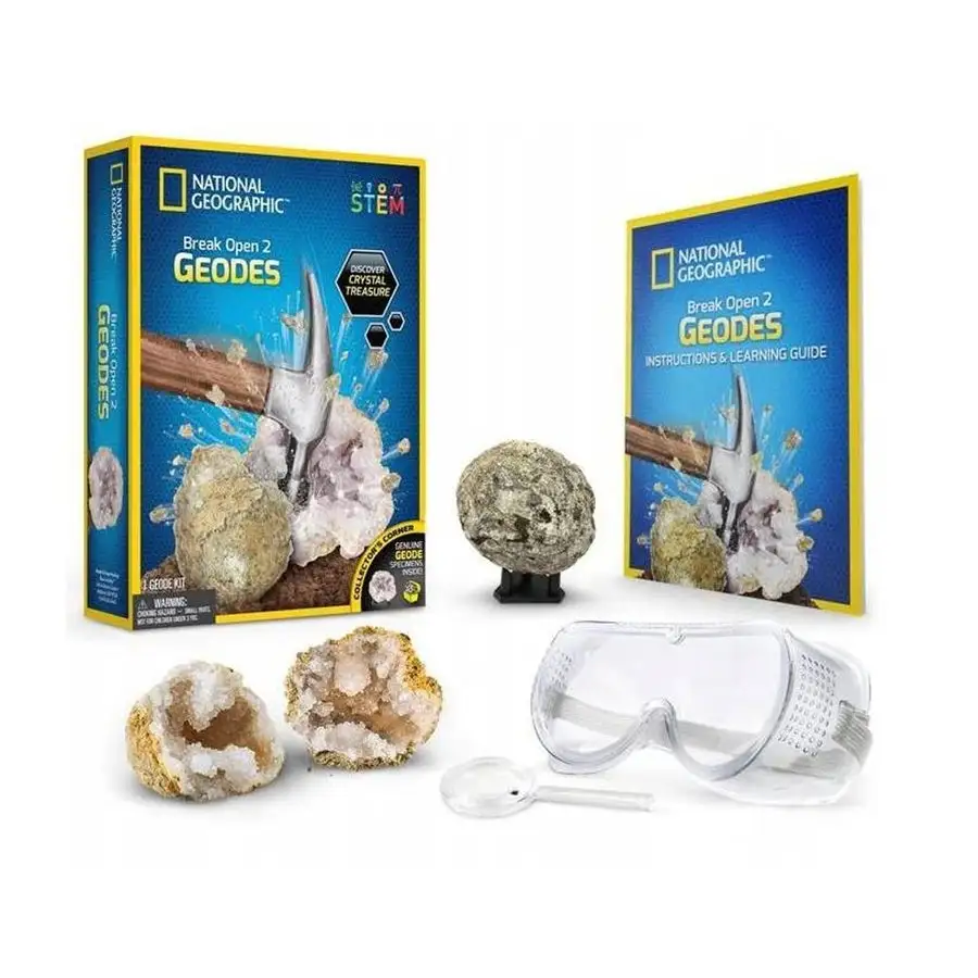 NACIONAL GEOGRAPHIC rinkinys Break Your Own Geode, RTNGGEO2