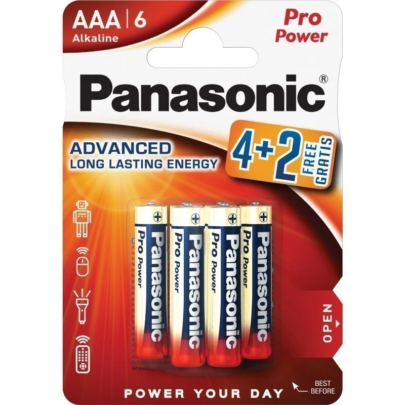 Baterijos Panasonic Alkaline BK-LR03PPG-