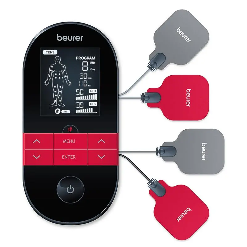 Skaitmeninis TENS/EMS įrenginys su šilumos funkcija, Beurer
