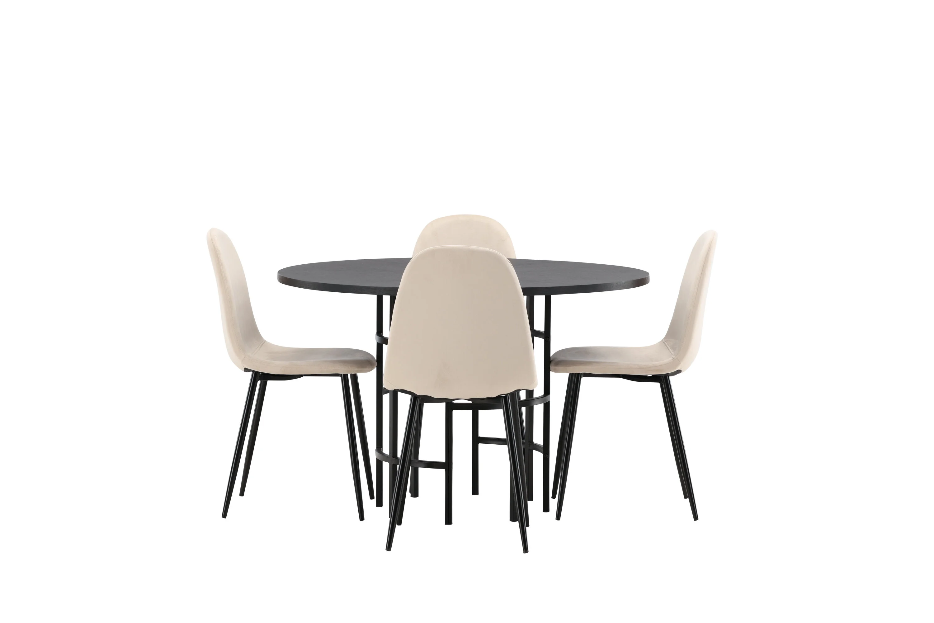 Valgomojo komplektas stalas Copenhagen su 4 kėdėmis Polar