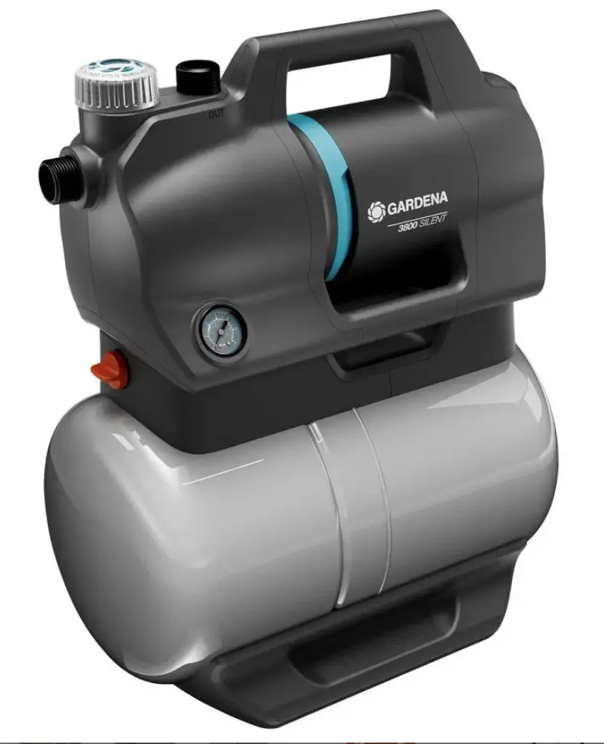 Siurblys su slėgio valdymo rezervuaru Gardena 4100 Silent 09064-20