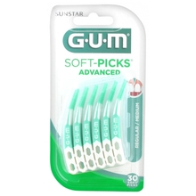 Gum Soft-Picks Advanced Regular / Medium Interdental Brushes - Interdental massage brushes, 30.0ks