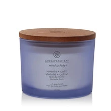 Chesapeake Bay Serenity &amp; Calm Candle ( su trimis dagtimis ) - kvapioji žvakė su trimis dagtimis, 312,0 g