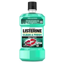 Listerine Clean & Fresh Mild Taste Mouthwash, 500ml