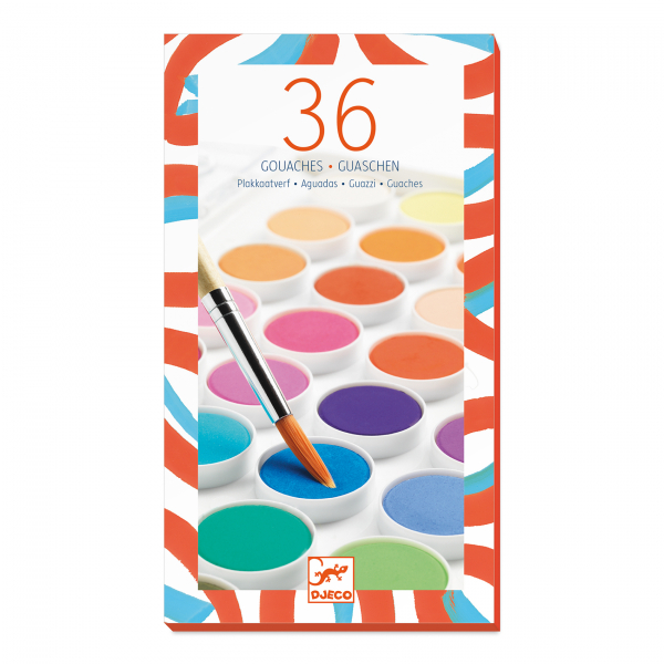 Djeco 36 piešimo spalvos DJ08873