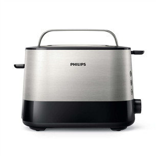 Philips Viva Collection, 1000 W, juodas/nerūdijančio plieno - Skrudintuvas