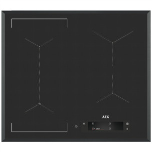 AEG, plotis 59 cm, berėmė, tamsiai pilka - Įmontuojama indukcinė kaitlentė