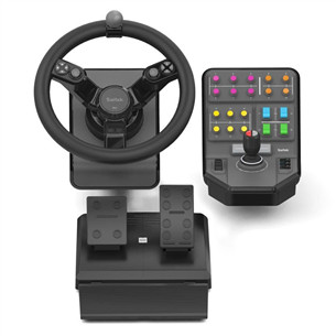 Žaidimų vairas ir pedalai Logitech G Saitek Farming Slim Prekė - 945-000062