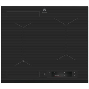 Electrolux 800 SenseFry, plotis 59 cm, berėmė, tamsiai pilka - Įmontuojama indukcinė kaitlentė