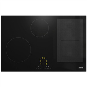 Miele, plotis 75,2 cm, berėmė, juoda - Įmontuojama indukcinė kaitlentė