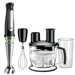 Braun Multiquick 7, 1000 W, juodas/sidabro spalvos - Trintuvas