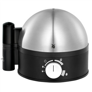 WMF Stelio, 380 W, juodas/nerūdijančio plieno - Kiaušinių virimo aparatas