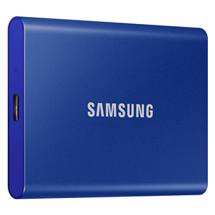 Išorinis diskas SSD Samsung T7 1TB, USB 3.2, Mėlynas