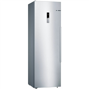 Bosch, 346 L, aukštis 186 cm, nerūdijančio plieno - Šaldytuvas