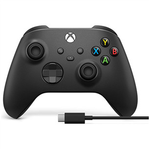 Microsoft Xbox One Series X/S (W) + laidas, juodas - Žaidimų pultelis