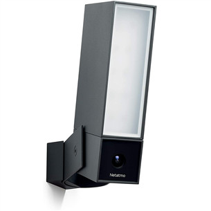 Netatmo Presence, 4 MP, WiFi, žmonių, transporto priemonių ir gyvūnų aptikimas, naktinis matymas, juoda - Lauko kamera su sirena
