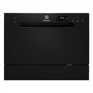 Electrolux, 6 komplektų talpa, juoda - Indaplovė