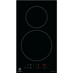 Electrolux, plotis 29 cm, berėmė, juoda - Įmontuojama indukcinė kaitlentė