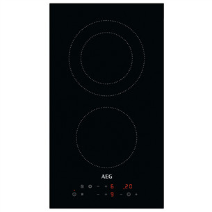 AEG, plotis 29 cm, berėmė, juoda - Įmontuojama keramikinė kaitlentė