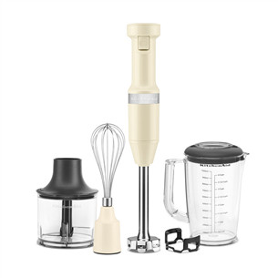 KitchenAid, 180 W, smėlio spalvos - Trintuvas