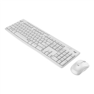 Logitech Slim Combo MK295, US, balta - Klaviatūra ir pelė