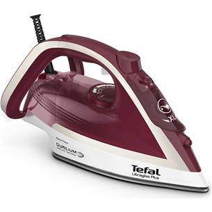 Tefal Ultragliss Plus, 2800 W, tamsiai raudonas/baltas - Garų lygintuvas