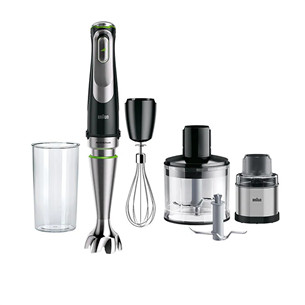 Braun MultiQuick 9 Spice, 1200 W, juodas/nerūdijančio plieno - Trintuvas