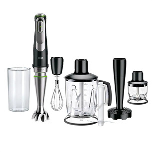 Braun MultiQuick 9, 1200 W, juodas/nerūdijančio plieno - Trintuvas