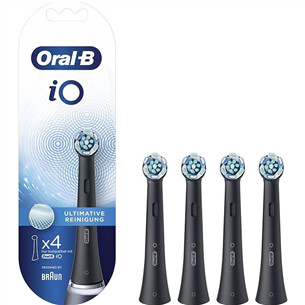 Dantų šepetėlių antgaliai Braun Oral-B iO Ultimate Clean, 4 vnt. Prekė - IO4BLACK
