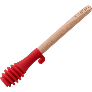 Tefal Ingenio Wood, ilgis 17,5 cm, rudas/raudonas - Medaus šaukštas