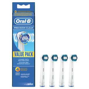 Dantų šepetėlių antgaliai Braun Oral-B Precision Clean 4 vnt.