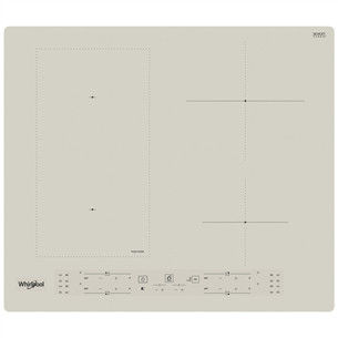 Whirlpool, plotis 59 cm, berėmė, smėlio spalvos - Įmontuojama indukcinė kaitlentė