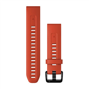 Garmin fenix, 20mm, QuickFit, flame red silicone - Dirželis Prekė - 010-13102-02