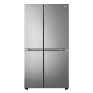 LG, NoFrost, 655 L, aukštis 179 cm, sidabro spalvos - SBS šaldytuvas
