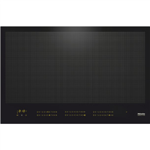 Miele, plotis 80 cm, berėmė, juoda - Įmontuojama indukcinė kaitlentė