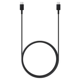 Laidas Samsung, USB-C - USB-C, 3 A, 1.8 m, black Prekė - EP-DX310JBEGEU