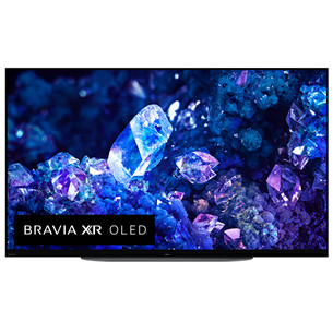 Sony Bravia XR A90K, 48", 4K UHD, OLED, pastatomas, juodas - Televizorius