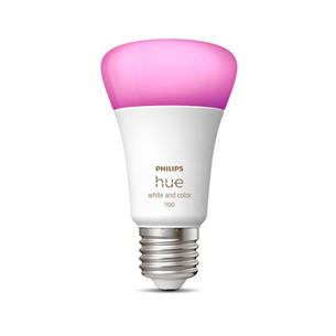 Išmanioji lemputė Philips Hue White and Color A60, E27, white Prekė - 929002468801