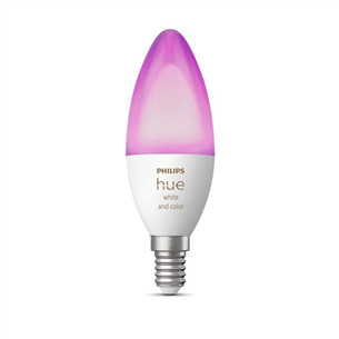 Išmanioji lemputė Philips Hue White and Color, E14, white Prekė - 929002294204