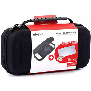 Dėklas Bigben Interactive Nintendo Switch V2, black + ekrano apsauga Prekė - 3499550365887