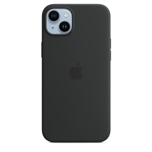 Dėklas Apple iPhone 14 Plus Silicone Case with MagSafe, midnight Prekė - MPT33ZM/A