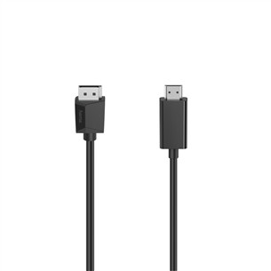 Kabelis Hama Video Cable DisplayPort / HDMI, 1,5m, black Prekė - 00205144
