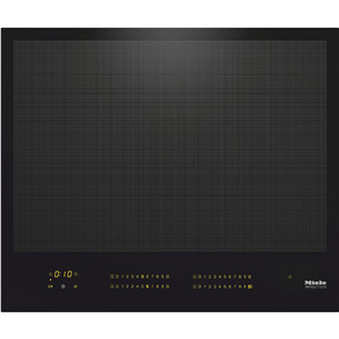 Miele, berėmė, plotis 62 cm, juoda - Įmontuojama indukcinė kaitlentė