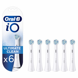Dantų šepetėlių antgaliai Braun iO Ultimate Clean White XL, 6 vnt. Prekė - IOCW-6WHITE