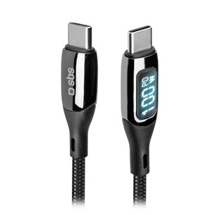 Laidas SBS USB-C - USB-C, 1m Prekė - TECABLETCCLED100WK