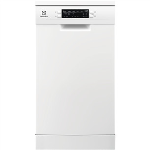 Electrolux 600 Slim, 10 komplektų talpa, plotis 44,6 cm, balta - Indaplovė